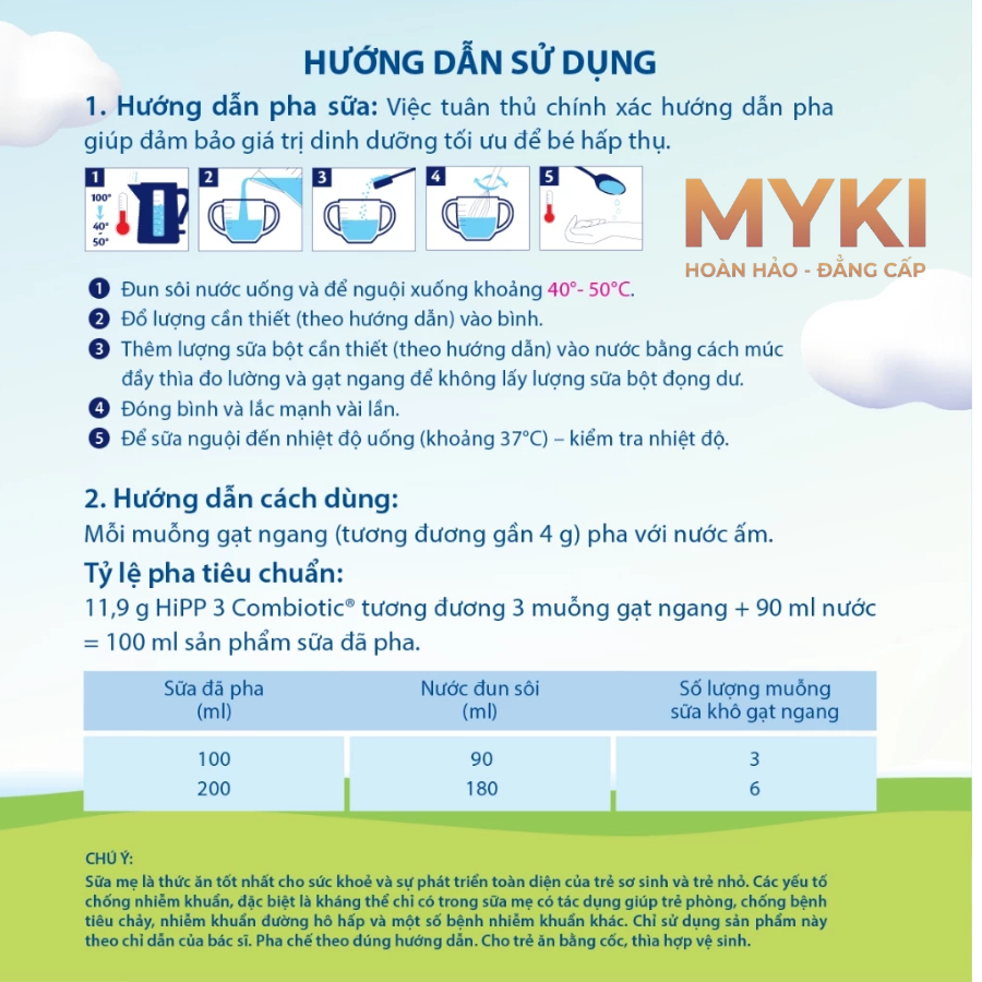 Sữa HiPP Organic H1 H2 H3 800g, 350h | Date xa 2027 | Sữa công thức cho bé, Sữa hữu cơ nhập khẩu