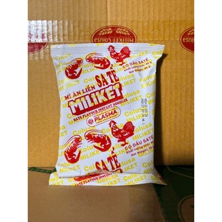 Thùng 30 gói mì sa tế Miliket giấy vàng 65g