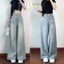 Quần jeans Hari ống rộng suông màu Wash Retro