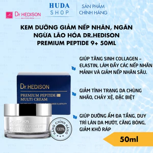 Kem dưỡng giảm nếp nhăn, ngăn ngừa lão hóa Dr.hedison Premium Peptide 9+ 50ml