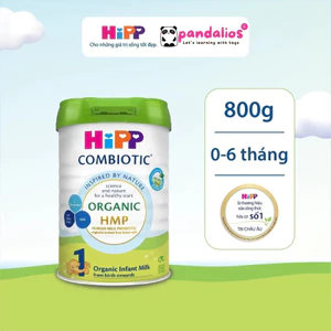 Sữa HiPP Organic H1 H2 H3 800g, 350h | Date xa 2027 | Sữa công thức cho bé, Sữa hữu cơ nhập khẩu