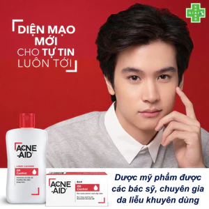 Sữa rửa mặt giúp kiểm soát dầu nhờn, cân bằng độ ẩm da, né mụn cực ngầu cùng Acne Aid (Chai 100ml)