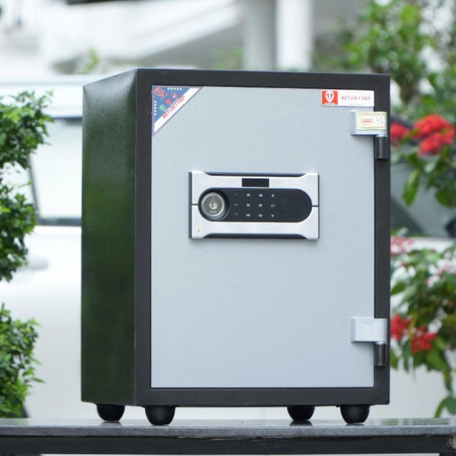 Két sắt Việt Tiệp KCC41 khóa điện tử chống cháy có báo động thân thép đúc đặc 60kg freeship