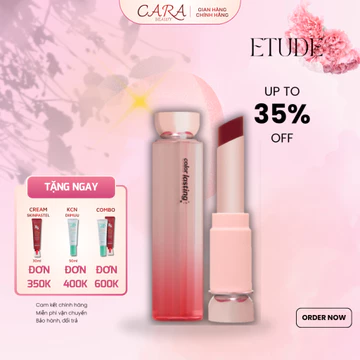 Son Tint Lì Lâu Trôi ETUDE Color Lasting Glow Stick 6 Màu, 3.2G