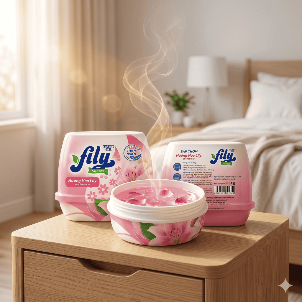 COMBO 3 Sáp Thơm Phòng Khử Mùi Fily - Sáp Khử Mùi Thơm Phòng Hương Thơm Dịu Nhẹ Cho ô tô, tủ quần áo