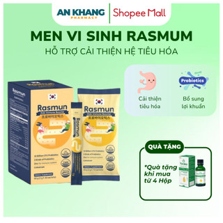 Men Vi Sinh Rasmun – Hỗ Trợ Tiêu Hóa, Giảm Táo Bón, Tăng Cường Sức Đề Kháng Cho Trẻ