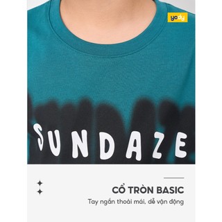 Bộ đồ bé trai form ovesized in tràn ngực YODY mềm mại, thoáng mát và thấm hút tốt BCST26S004