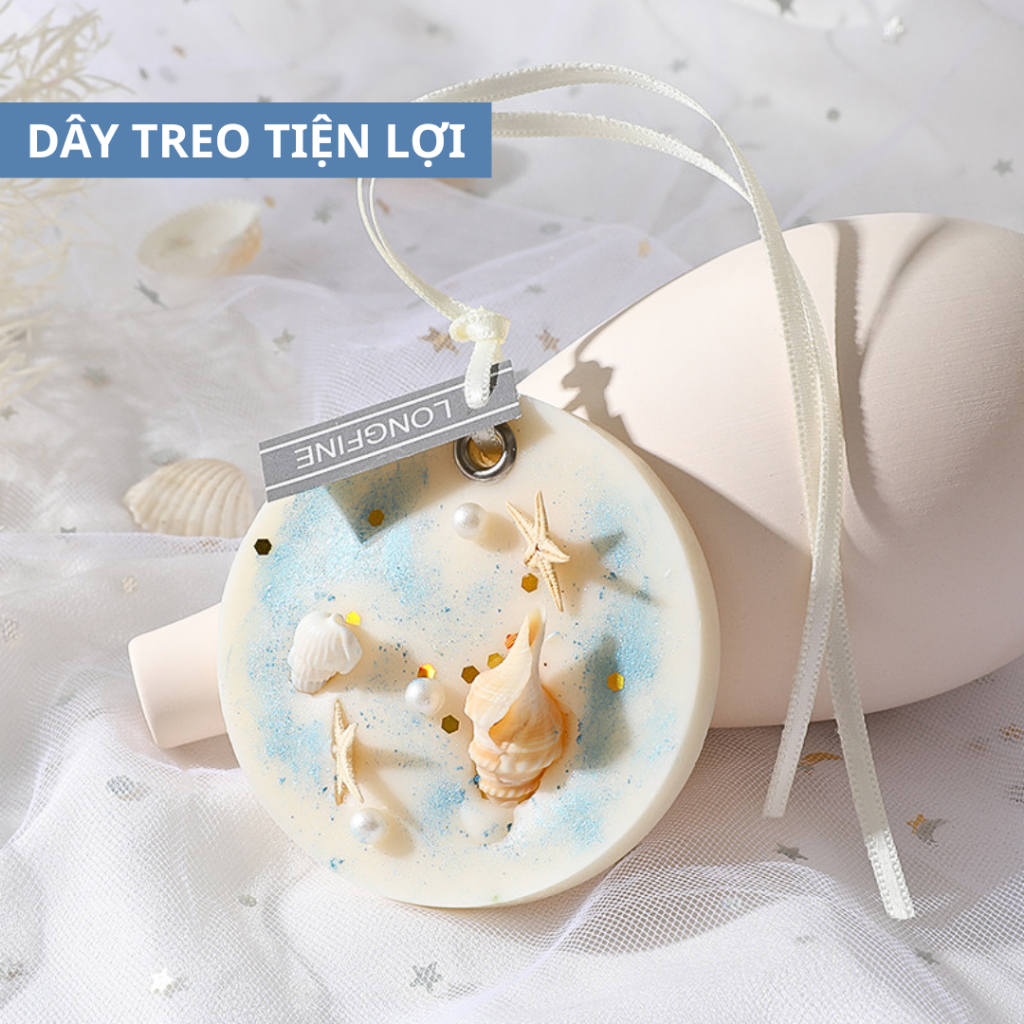 Sáp Thơm Khử Mùi Varomas Hình Tròn Trang Trí Vỏ Ốc Dùng Treo Tủ Quần Áo Khử Mùi Không Khí Thơm Phòng ST29