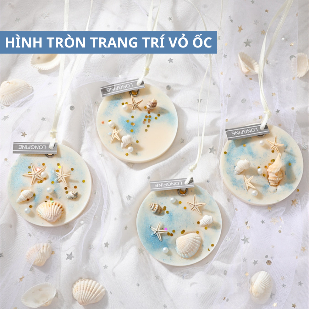 Sáp Thơm Khử Mùi Varomas Hình Tròn Trang Trí Vỏ Ốc Dùng Treo Tủ Quần Áo Khử Mùi Không Khí Thơm Phòng ST29