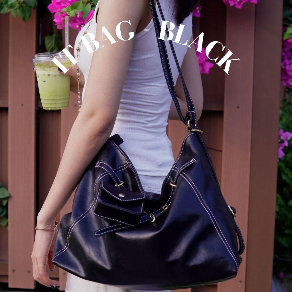 [Kèm Túi Mini] Túi Tote Da Đeo Vai | Leather Tote | Đựng Vừa Laptop 13 inch | Phù Hợp Đi Làm Đi Học (LEBOW)