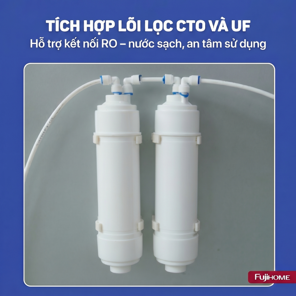 Máy làm đá viên sạch công suất lớn 90kg/ngày FUJIHOME IM90, máy tạo đá viên nhanh công nghiệp cà phê