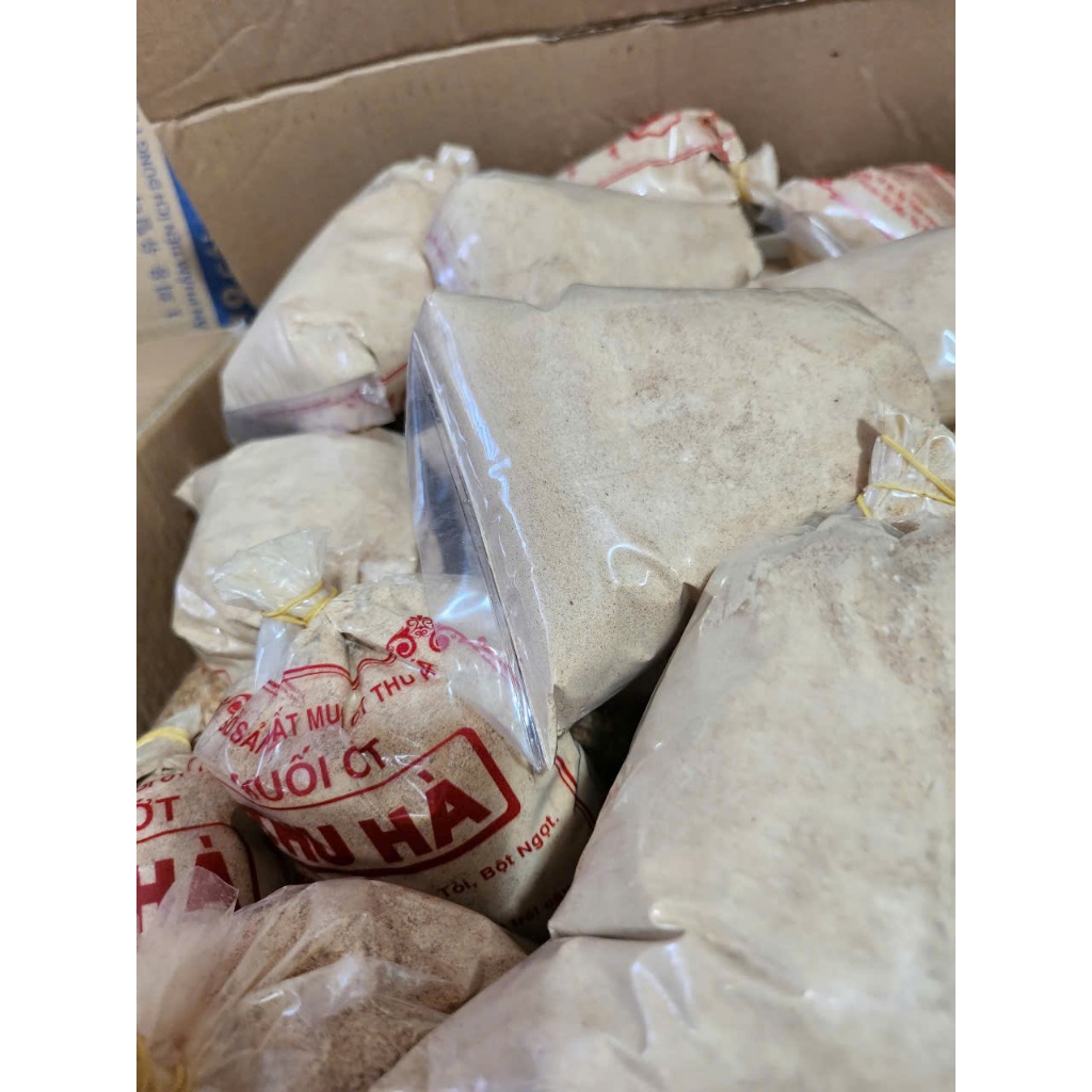 Muối Ớt Nhuyễn Hiệu Thu Hà 500gram. Chay mặn điều dùng được.