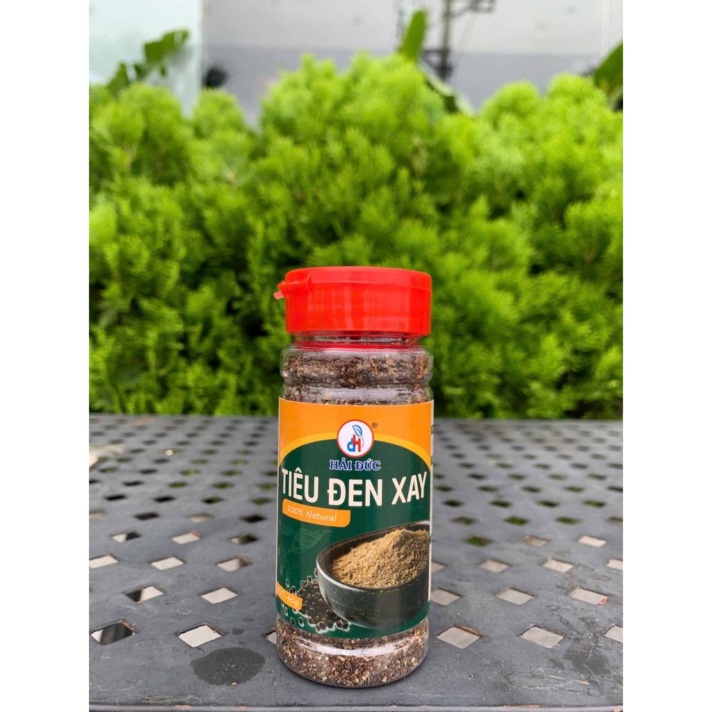 Tiêu đen xay Đức Hải gia vị tự nhiên chế biến món ăn Lọ Túi - Đức Hải Food