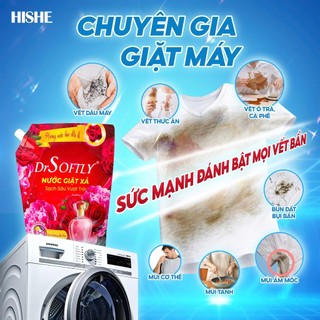 [ Deal Trải Nghiệm 19K ] Nước giặt DrSoftly Công nghệ giặt SIÊU SẠCH, khử mùi hôi tanh, đánh bay vết bẩn dầu mỡ, dầu máy