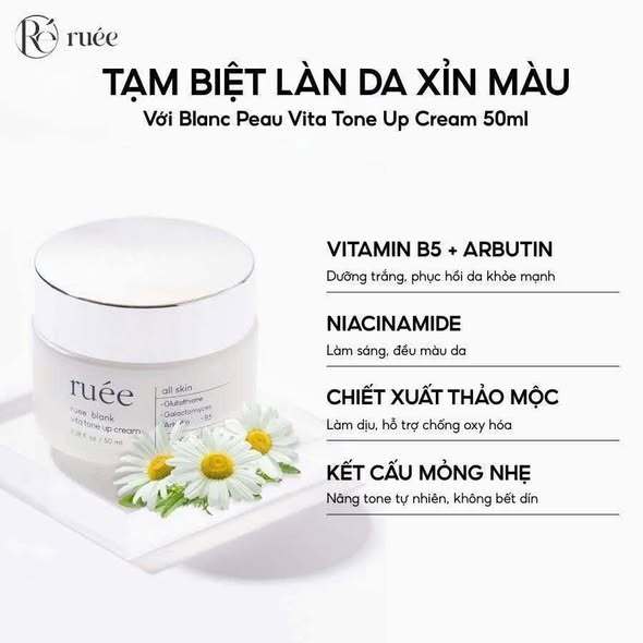 ( Hàng công ty đủ tem )Bộ Kem Ngày Nâng Tông Và Serum Dưỡng Trắng Da RUÉE 50ml-Thylee