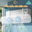 Tấm Chắn Gió Điều Hòa Kèm 2 Quạt Lớn Nâng Cấp GADI, Thiết Kế Lỗ Thoáng Khí Chống Ngưng Tụ Nước Nhỏ Giọt