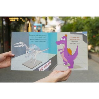 Sách - Khủng long của tớ - Combo 4 tập (Song ngữ Việt-Anh; Tặng kèm audio đọc sách bằng tiếng Anh)
