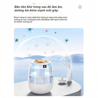 [Đời mới nhất] Máy phun sương tạo ẩm chính hãng  màng lọc ion phun sương nano cấp ẩm dưỡng da