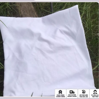 Vỏ Ruột Gối Trắng 1 chiếc ( Không kèm Bông)