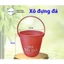 Xô đá lớn - không nắp - 22cmx22 cm