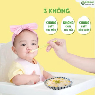 Gạo Japonica cho bé Ăn Dặm Anpaso 1kg - Giống gạo Nhật Bản chứa nhiều vitamin và khoáng chất