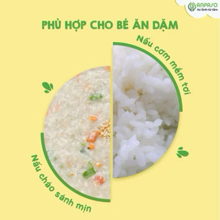Gạo Japonica cho bé Ăn Dặm Anpaso 1kg - Giống gạo Nhật Bản chứa nhiều vitamin và khoáng chất