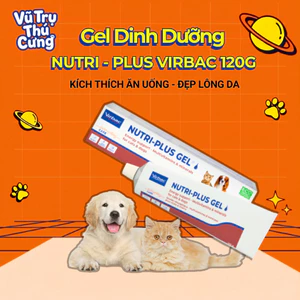 Gel Dinh Dưỡng Cho Chó Mèo Nutri Plus Virbac 120g