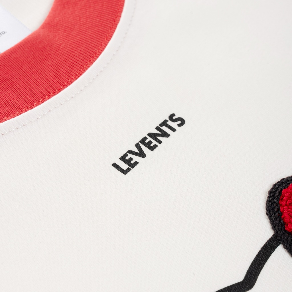 Levents® x Hello Kitty | Áo Thun Regular Icon Raglan Regular Tee/ White 100% Cotton T-shirt | BigBuy360 - bigbuy360.vn