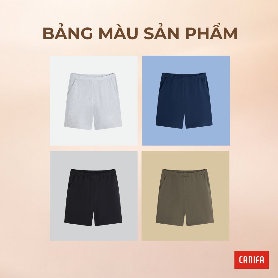 Quần mặc nhà nam CANIFA dáng suông có chun PS26 8LB26A002