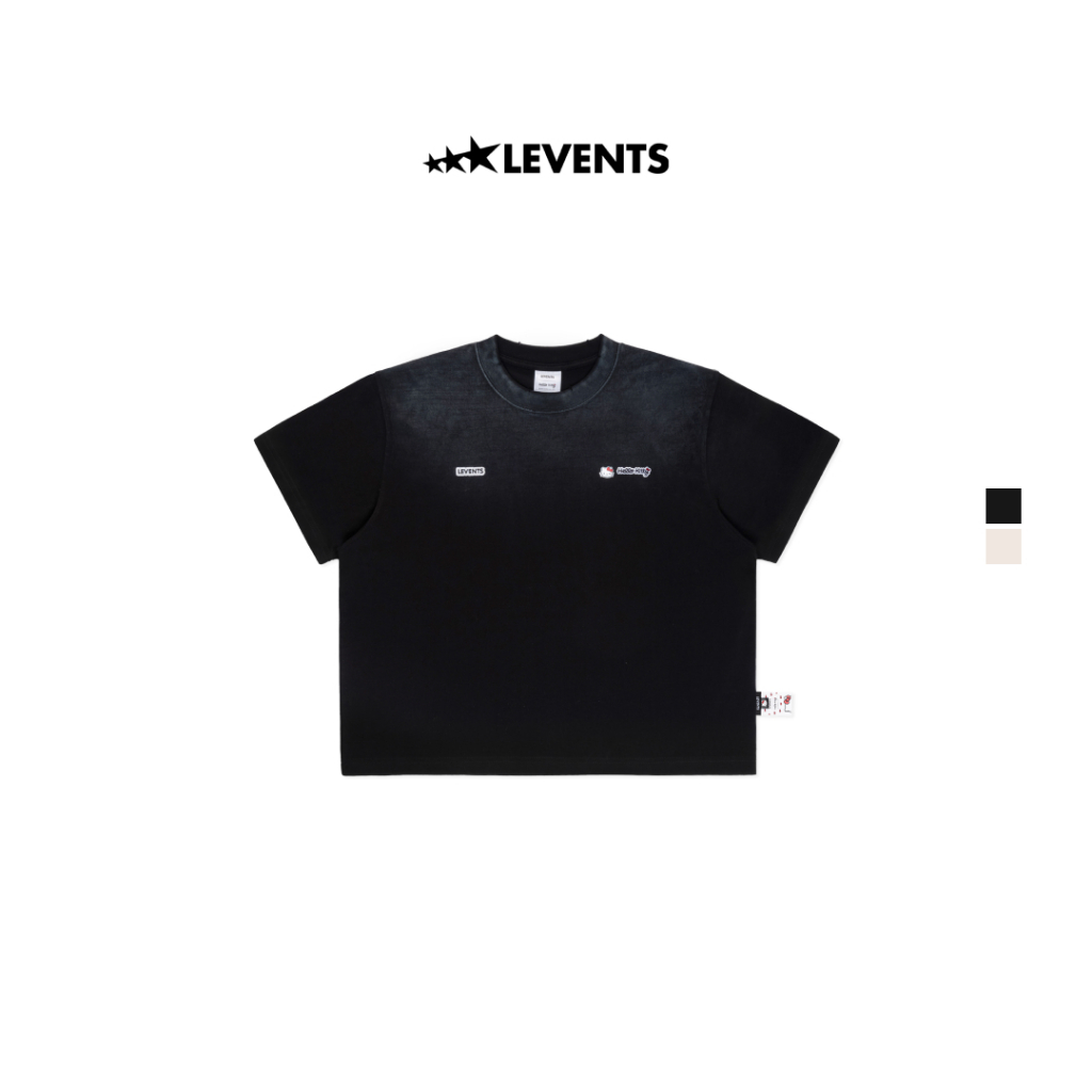 Levents® x Hello Kitty | Áo Thun Small Kitty Boxy 2.0 Tee 100% Cotton T-shirt