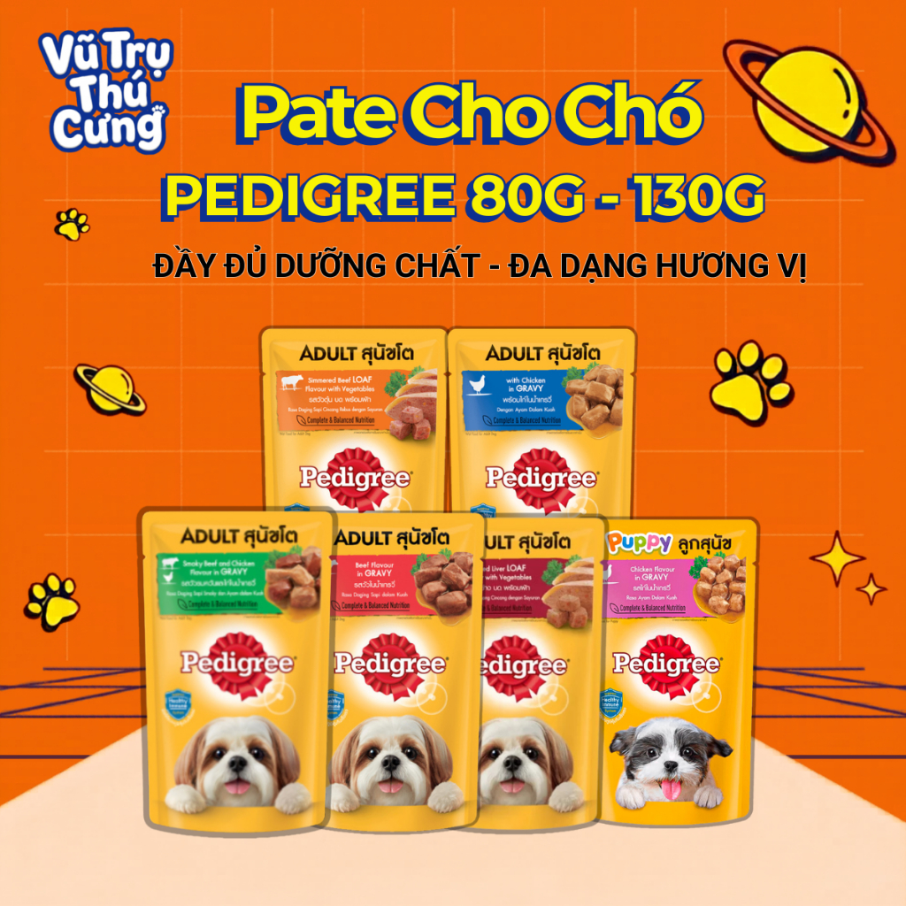 Pate cho chó Pedigree, Thái Lan, Thức ăn ướt cho Chó