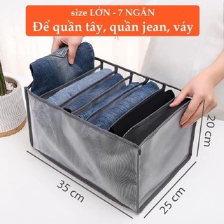 Túi lưới chia ngăn đựng quần áo Novahome, đựng đồ lót, khay chia quần áo gấp gọn tiện lợi