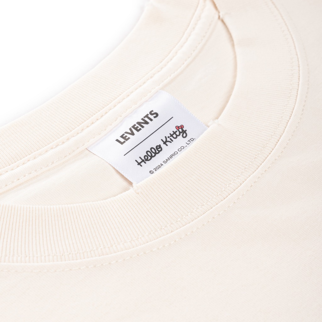 Levents® x Hello Kitty | Áo Thun Small Kitty Boxy 2.0 Tee 100% Cotton T-shirt | BigBuy360 - bigbuy360.vn