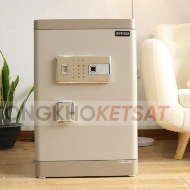 [CHÍNH HÃNG] Két Sắt Mini Aifeibao Vân Tay Điện Tử Thông Minh HK-M/D-60-AL An Toàn Giá Rẻ (Miễn Phí Vận Chuyển Toàn Quốc