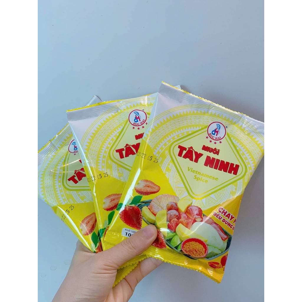 Muối Tôm Tây Ninh Đức Hải Đậm Đà dùng Chấm Trái Cây, Ướp cá thịt Hộp 110g-Túi 100g, 200g, 500g - Đức Hải Food