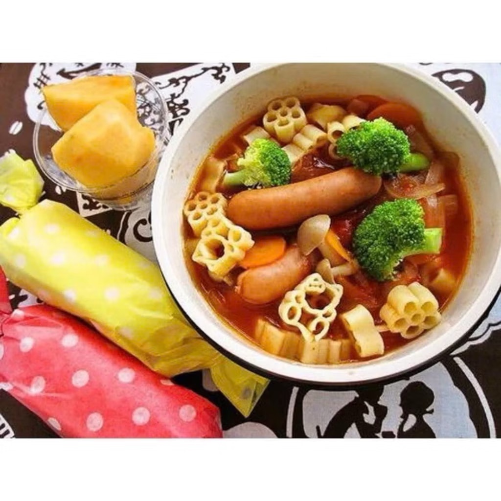 (Date 2029) Nui Hello Kitty Nhật Bản Cho Bé Ăn Dặm Từ 9 Tháng 120g – Nui Trứng Hình Hoa Nội Địa Nhật