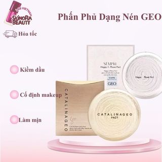 Phấn Phủ Geo Sempre Kiềm Dầu Phấp Phủ Dạng Nén Geo Cố Định Makeup Làm Mịn Da - Skinora Beauty