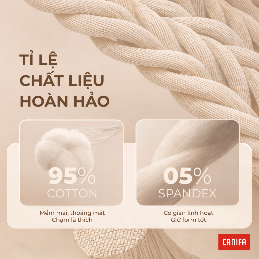 Bộ quần áo bé gái CANIFA cổ tròn cánh tiên in họa tiết 1LS26S009