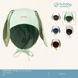 Mũ buộc dây tai thỏ tăm bubaby sale