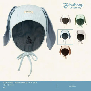 Mũ buộc dây tai thỏ tăm bubaby sale