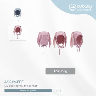 Mũ buộc dây tai thỏ tăm bubaby sale