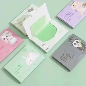 🍨Tagee Set 100 Giấy Thấm Dầu Chiết Xuất Trà Xanh / Trà Xanh Chất Lượng Cao