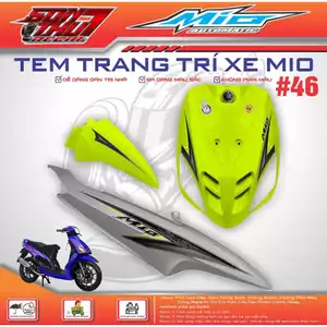 TEM XE MIO SPORT #46 (TEM IN 3 LỚP - SIÊU NÉT - SIÊU ĐẸP - SIÊU CUTE)