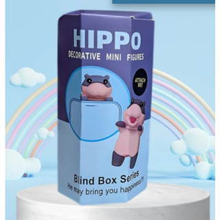 Blind Box Hipper Hà Mã , Em Bé Thiên Thiên Thần Dán Điện Thoại  – Mô Hình Mini Trang Trí Có Keo Dán , Trang Trí Laptop