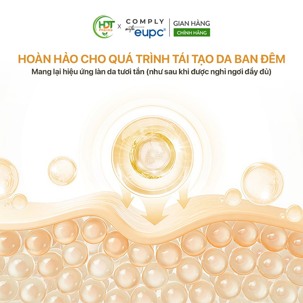 Kem Đêm Trắng Sáng Da Ziaja Vitamin C.B3 Niacinamide Dưỡng Ẩm Đều Màu Da Ngăn Ngừa Lão Hóa 50ml
