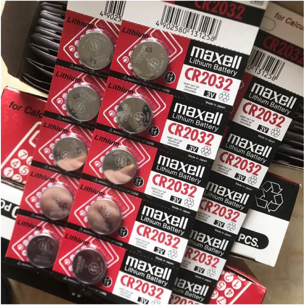 Pin 3V CR2032 chính hãng Maxell phù hợp với nhiều thiết bị - Remote