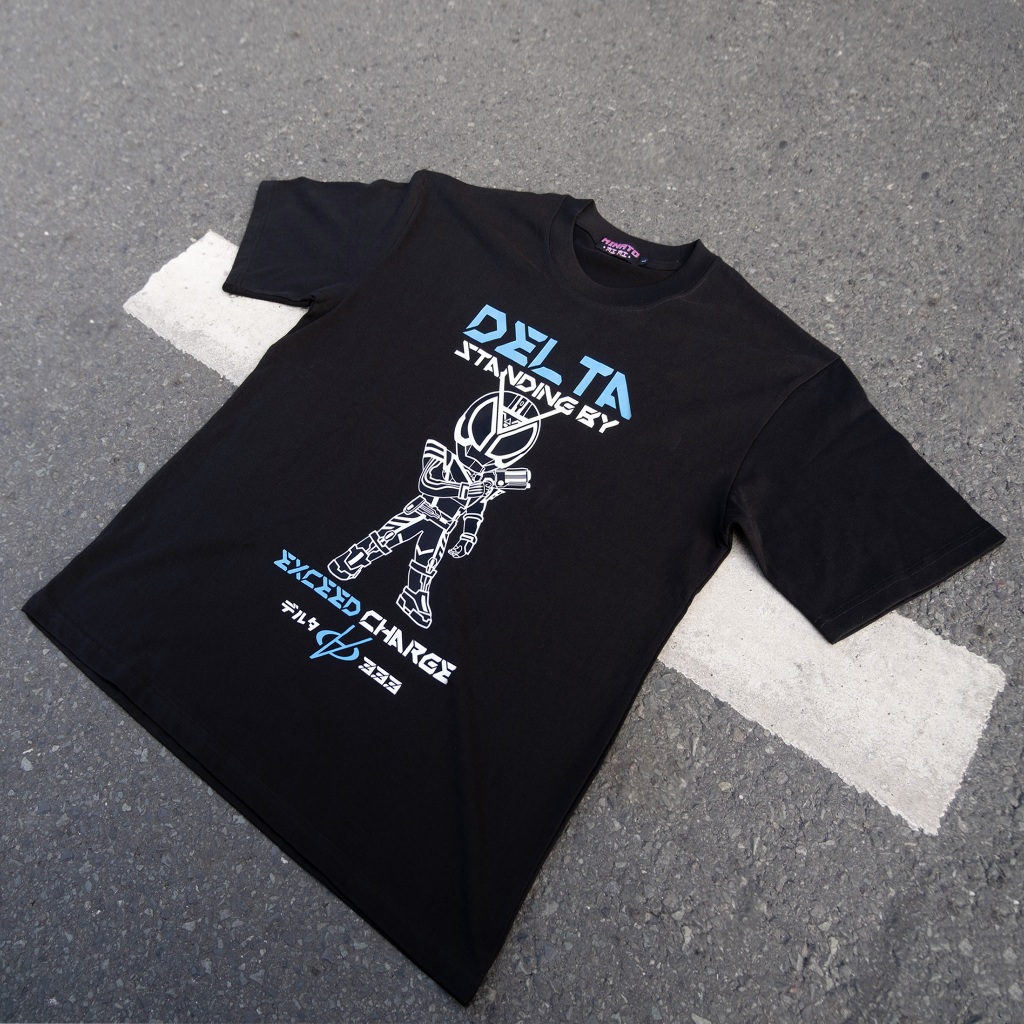 Áo Thun Rider Delta Nam Nữ Unisex Form Rộng Oversized