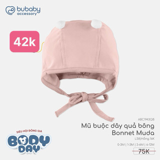 Mũ buộc dậy quả bông bubaby sale