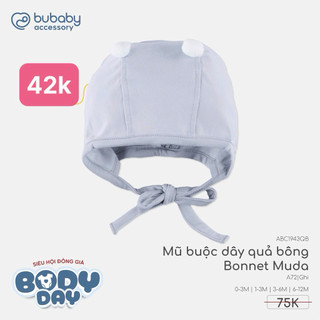 Mũ buộc dậy quả bông bubaby sale