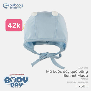 Mũ buộc dậy quả bông bubaby sale